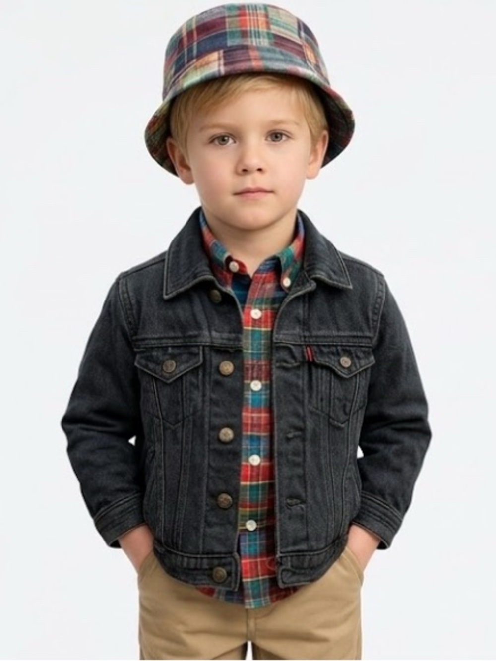 Levi's Black Jean Jacket Classic Denim Style